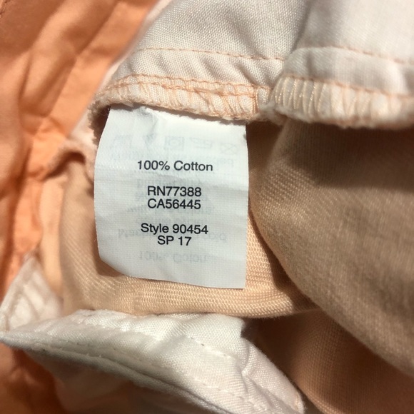 J. Crew Gramercy Shorts Mens 30 Peach Flat Front Khaki - Picture 3 of 4